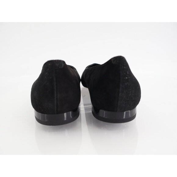 Donald Pliner Palma Ballet Flats Women 6 M Black Pointed Shoes Slip On Comfort - Picture 7 of 14